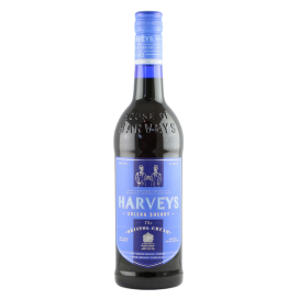 Harvey's Bristol Cream Sherry Blue Bottle