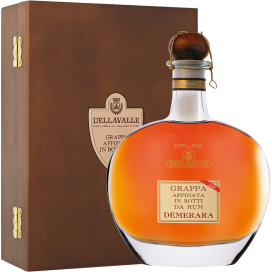 Dellavalle Grappa aged in Demerara Rum barrique