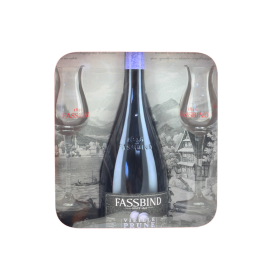 Fassbind Vieille Barrique Prune + 2 Gläser