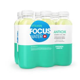 FOCUSWATER ANTIOX Zitrone & Ingwer 4x6 EW PET