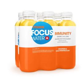 FOCUSWATER IMMUNITY Orange & Drachenfrucht EW PET