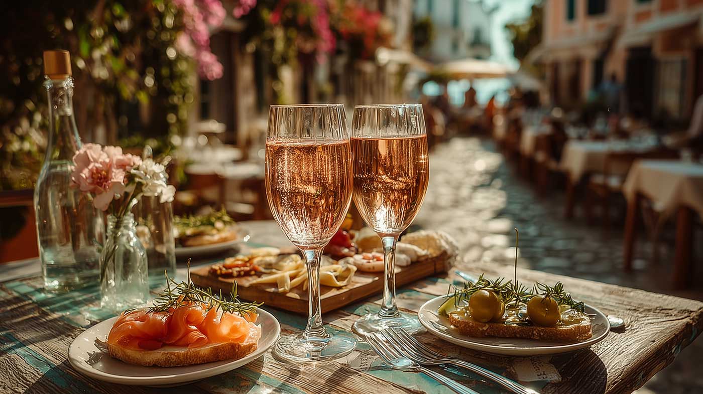 Lifestyle Bild Prosecco und Veneto